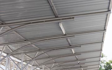 installing Lower Dounreay metal roofing